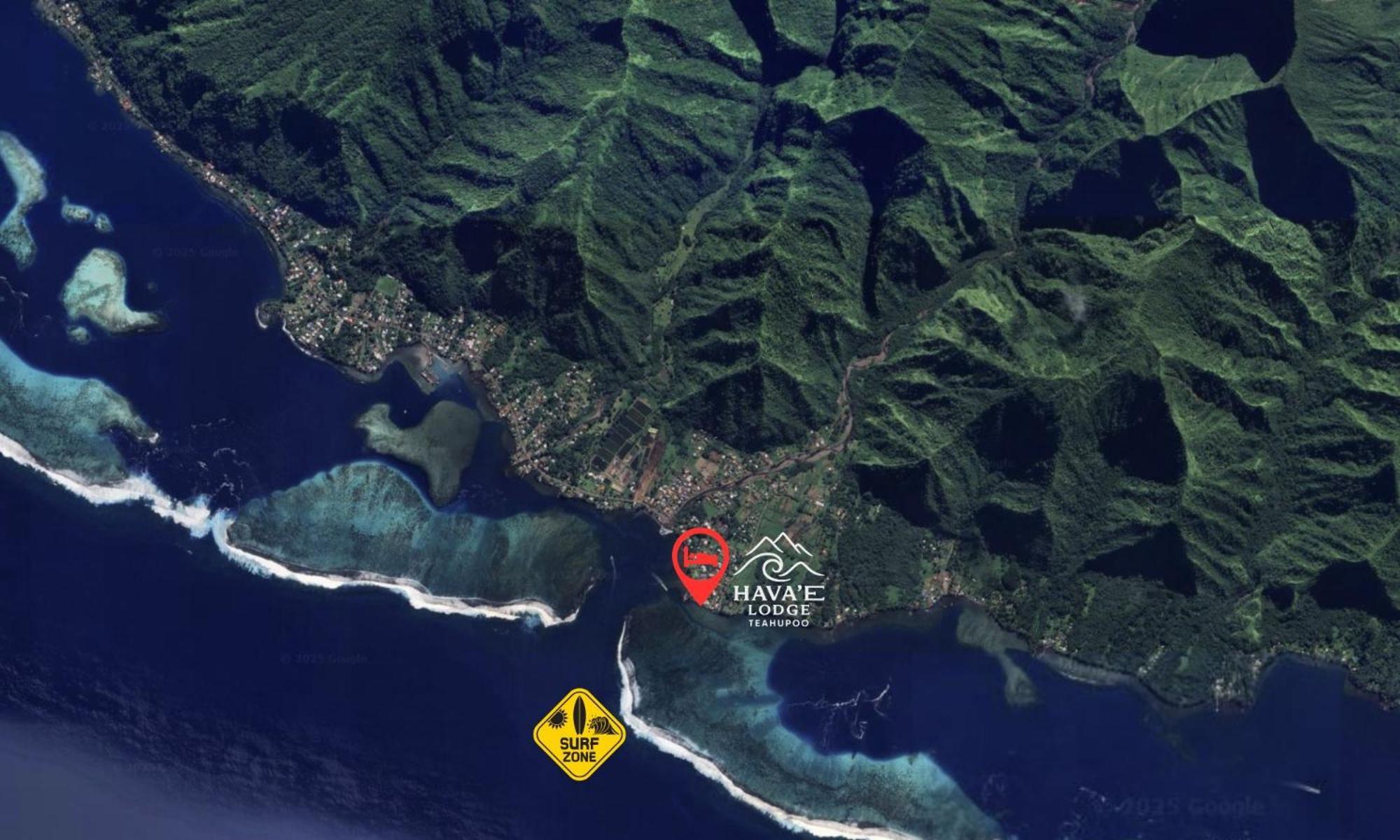 Hava'E Lodge Teahupoo Exteriör bild