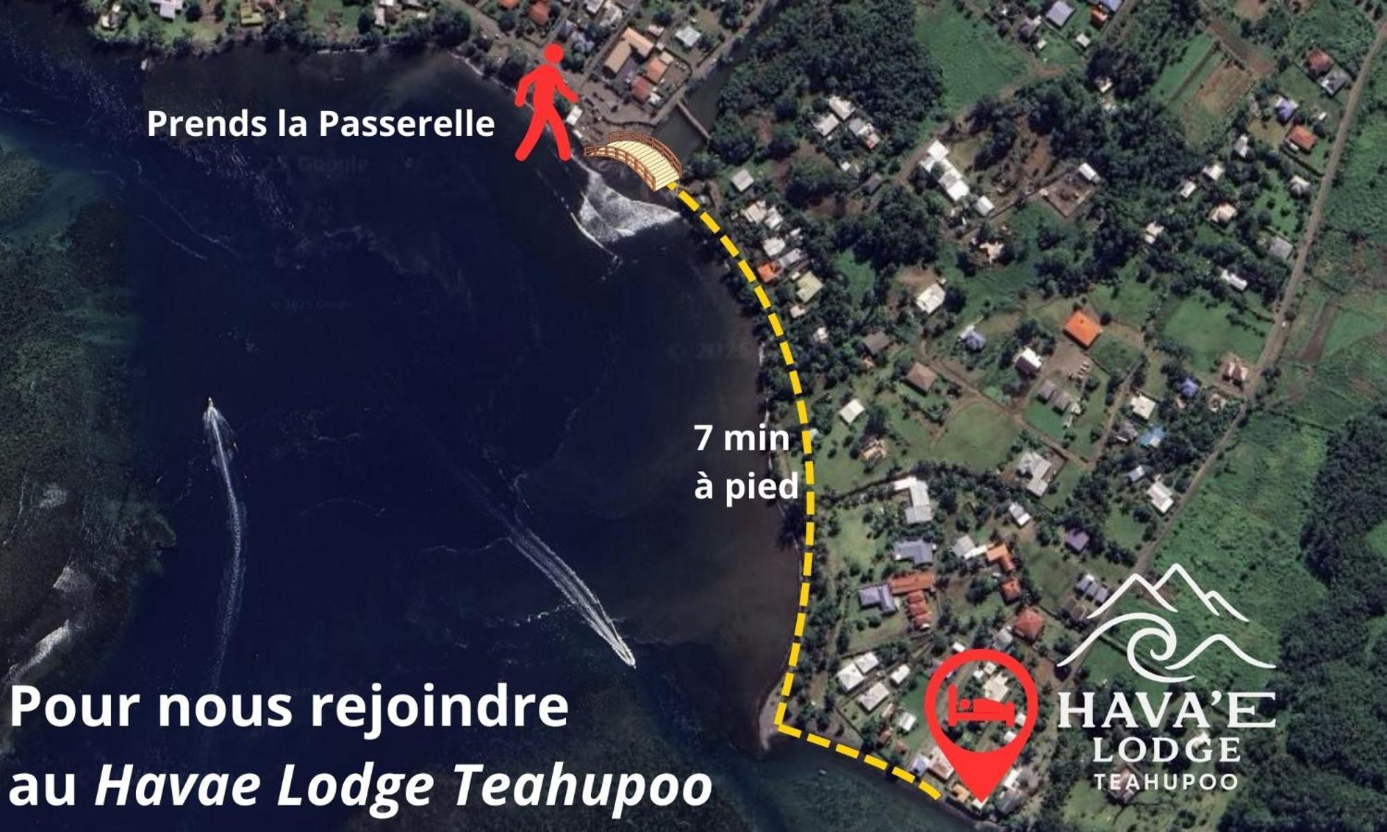 Hava'E Lodge Teahupoo Exteriör bild